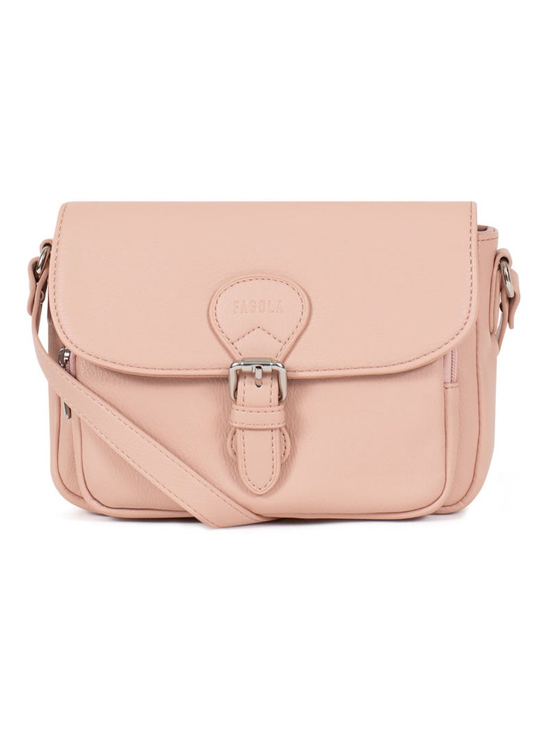 Sac porté travers Beige/Rose - Kiabi