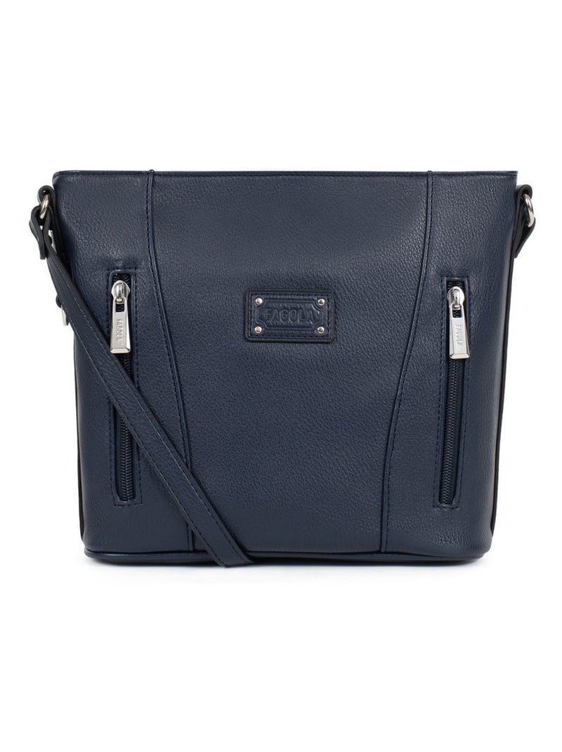 Sac porté travers Bleu nuit - Kiabi