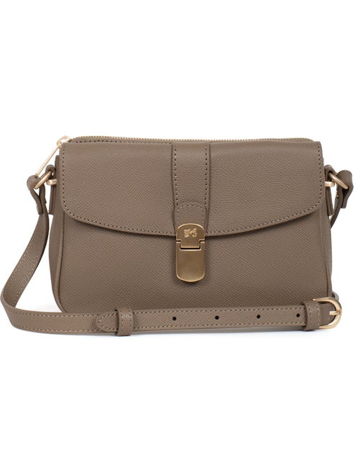 Sac porté travers  Cuir AUDE - Kiabi