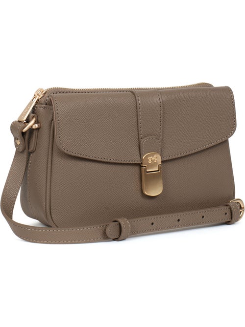 Sac porté travers  Cuir AUDE - Kiabi