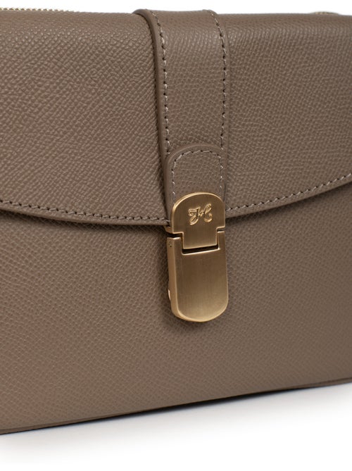 Sac porté travers  Cuir AUDE - Kiabi