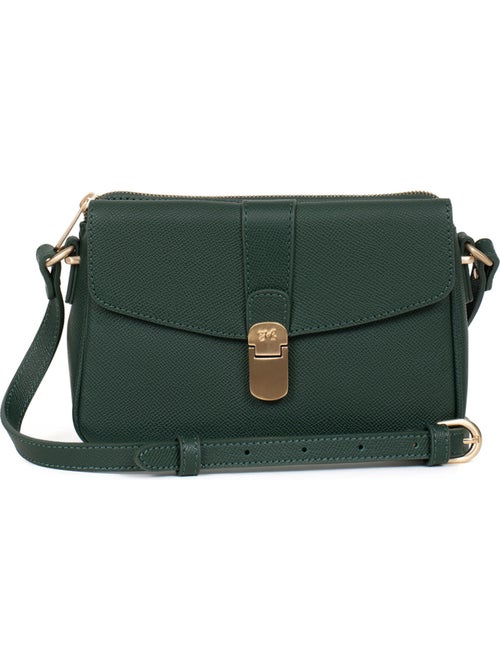 Sac porté travers  Cuir AUDE - Kiabi