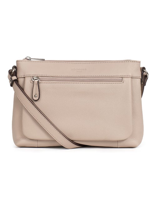 Sac porté travers  Cuir CONFORT - Kiabi
