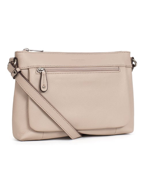Sac porté travers  Cuir CONFORT - Kiabi