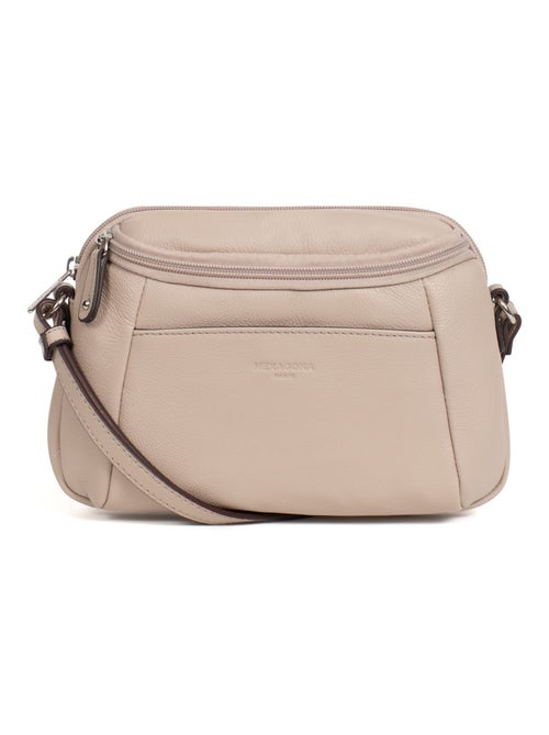 Sac porté travers  Cuir CONFORT - Kiabi