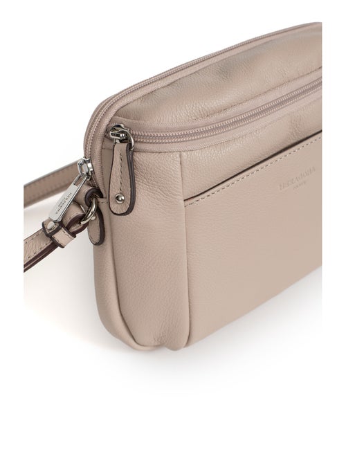 Sac porté travers  Cuir CONFORT - Kiabi
