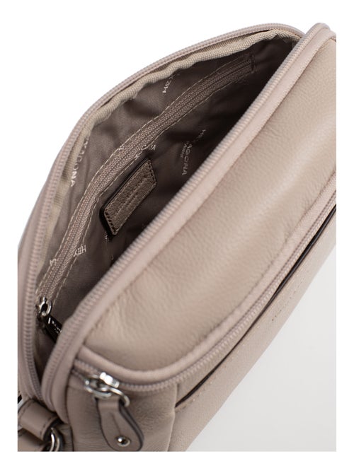 Sac porté travers  Cuir CONFORT - Kiabi