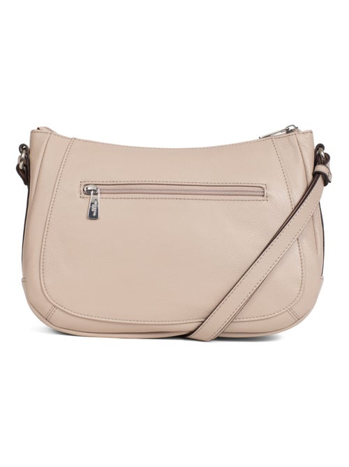 Sac porté travers  Cuir CONFORT - Kiabi