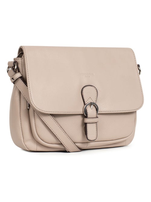 Sac porté travers  Cuir CONFORT - Kiabi