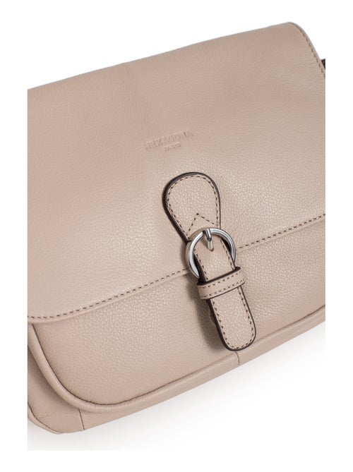 Sac porté travers  Cuir CONFORT - Kiabi