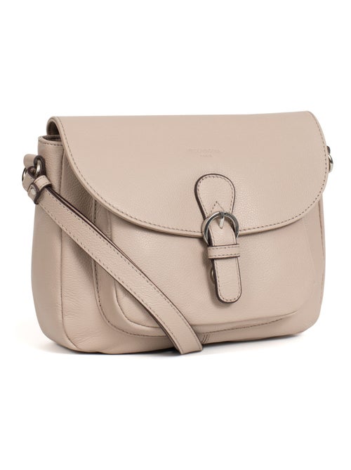 Sac porté travers  Cuir CONFORT - Kiabi