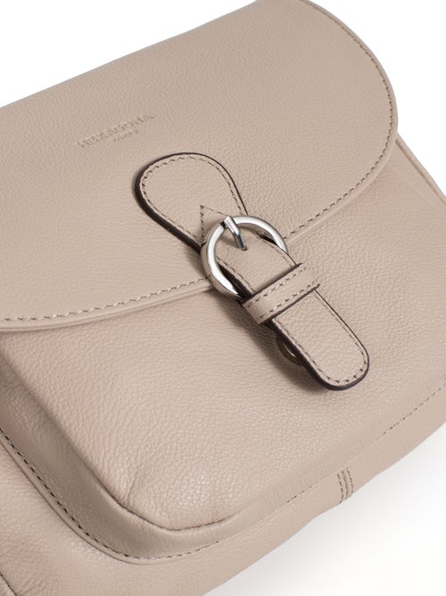 Sac porté travers  Cuir CONFORT - Kiabi