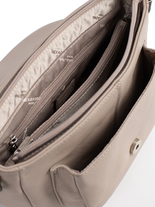 Sac porté travers  Cuir CONFORT - Kiabi
