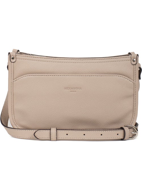 Sac porté travers  Cuir CONFORT - Kiabi