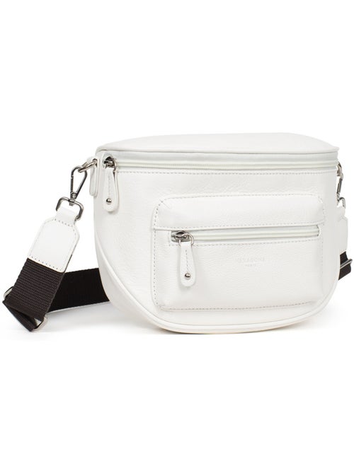 Sac porté travers  Cuir CONFORT - Kiabi