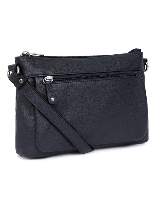 Sac porté travers  Cuir CONFORT - Kiabi