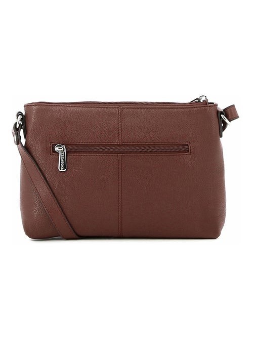 Sac porté travers  Cuir CONFORT - Kiabi