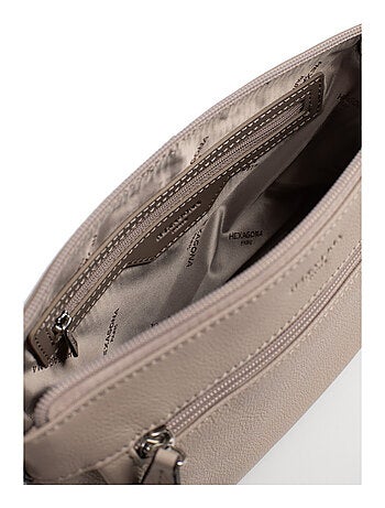 Sac porté travers cuir confort hexagona