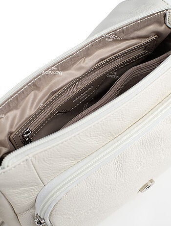 Sac porté travers cuir confort hexagona