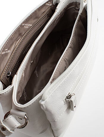 Sac porté travers cuir confort hexagona
