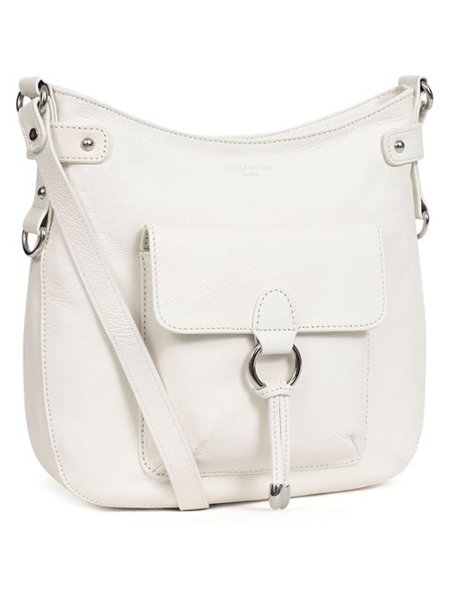 Sac porté travers  cuir confort hexagona - Kiabi