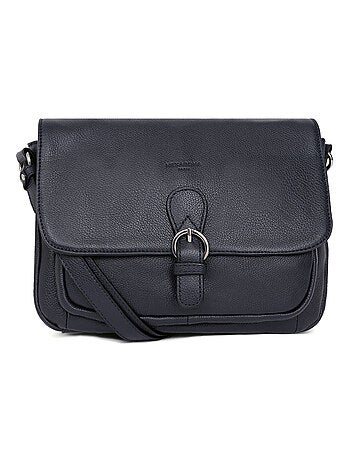 Sac porté travers cuir confort hexagona