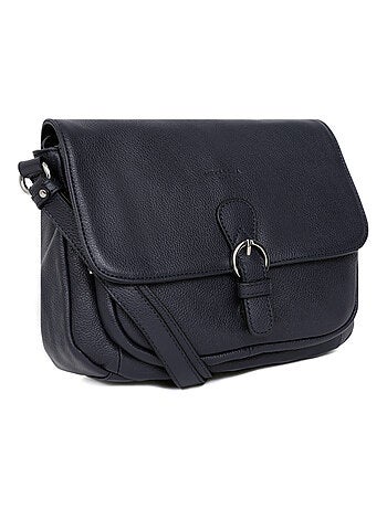 Sac porté travers cuir confort hexagona