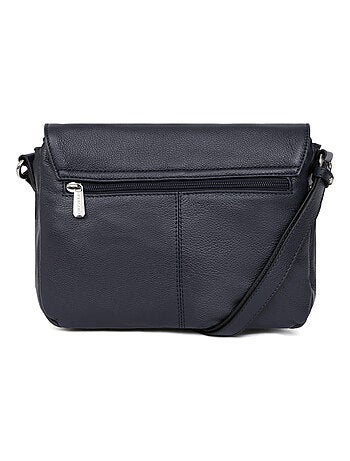 Sac porté travers cuir confort hexagona
