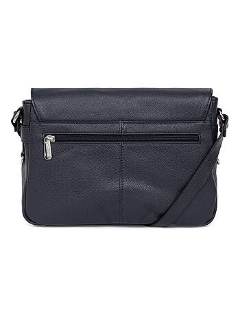 Sac porté travers cuir confort hexagona
