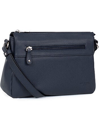 Sac porté travers cuir confort hexagona