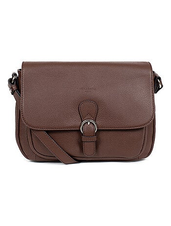 Sac porté travers cuir confort hexagona