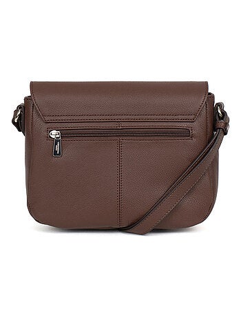 Sac porté travers cuir confort hexagona