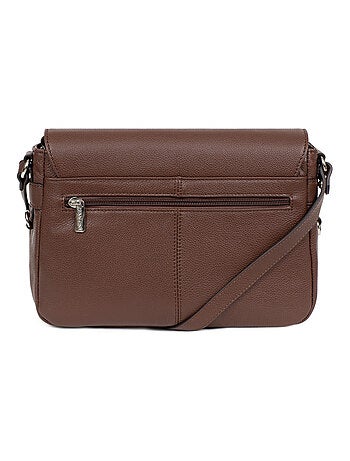Sac porté travers cuir confort hexagona