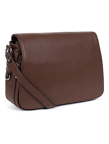 Sac porté travers cuir confort hexagona