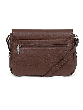 Sac porté travers cuir confort hexagona