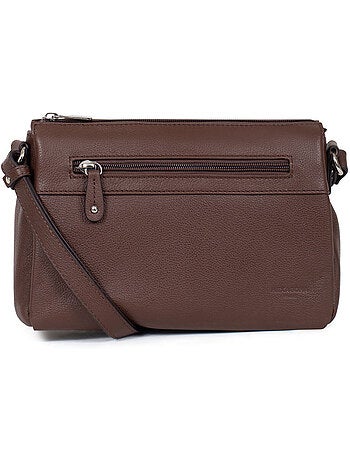 Sac porté travers cuir confort hexagona
