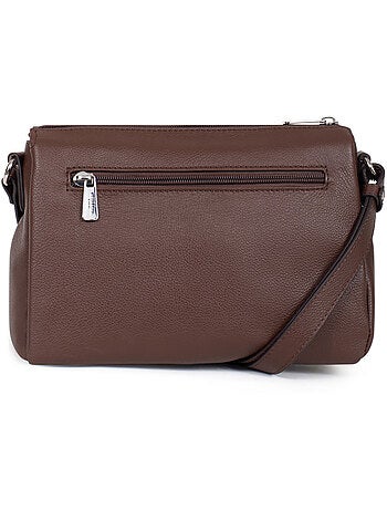 Sac porté travers cuir confort hexagona