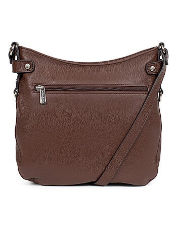 Sac porté travers cuir confort hexagona