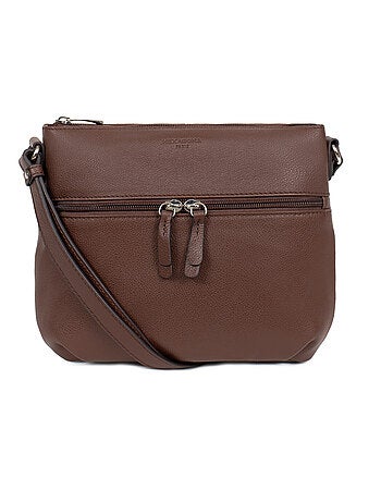 Sac porté travers cuir confort hexagona