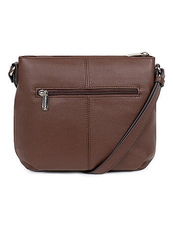 Sac porté travers cuir confort hexagona