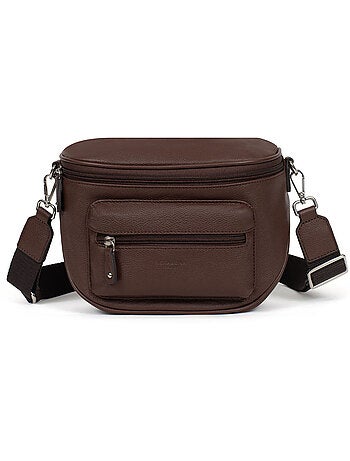 Sac porté travers cuir confort hexagona