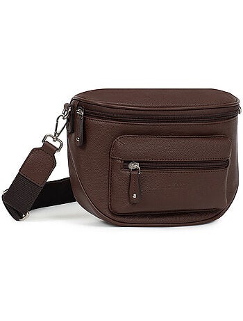 Sac porté travers cuir confort hexagona