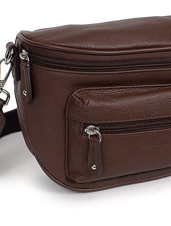 Sac porté travers cuir confort hexagona