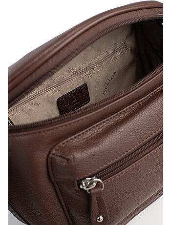 Sac porté travers cuir confort hexagona