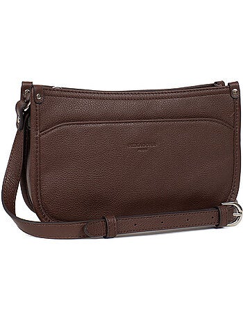 Sac porté travers cuir confort hexagona