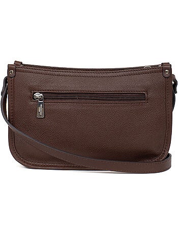 Sac porté travers cuir confort hexagona