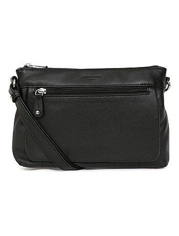 Sac porté travers cuir confort hexagona