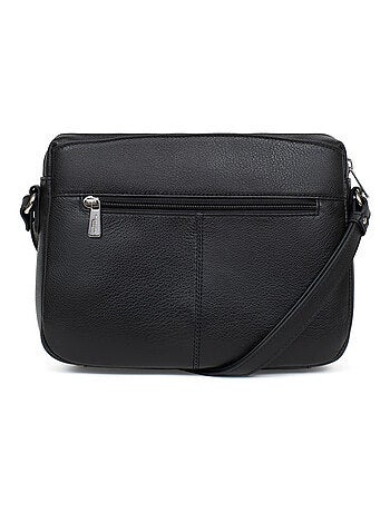 Sac porté travers cuir confort hexagona