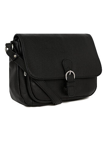 Sac porté travers cuir confort hexagona