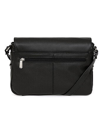 Sac porté travers cuir confort hexagona